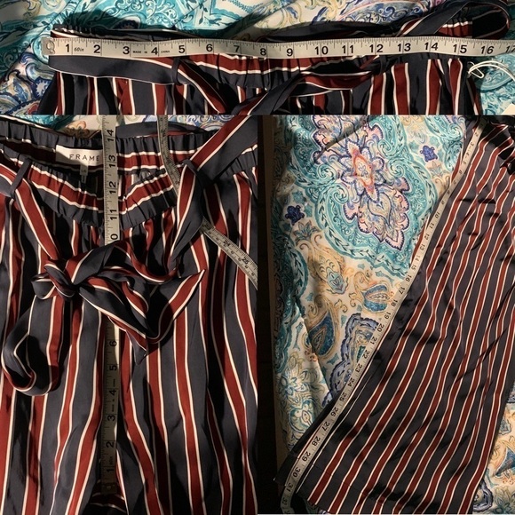 Frame Stripe Side Slit Easy Pant - Picture 11 of 11